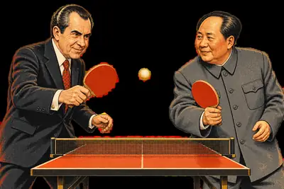 1971 : la diplomatie du ping-pong rouvre le dialogue entre Washington et Pékin.