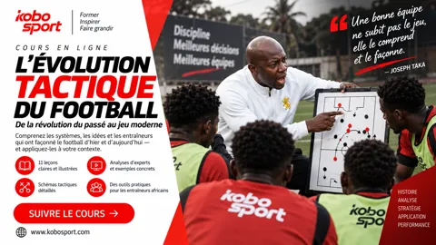 Couverture du cours L'évolution tactique du football